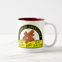 Stay Calm, Eat Bacon Mug