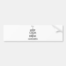 Stay Calm Margarita T-shirt Bumper Sticker