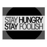 Stay Hungry Postcard
