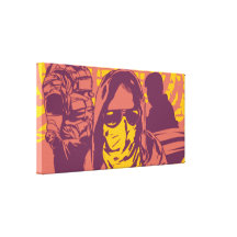 Steady Mobbin' combo 2 Stretched Canvas Print