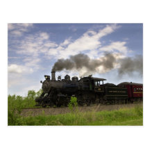 Steam Engine #40 Postcard