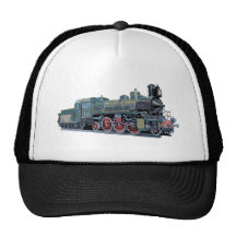 Steam Engine Train Mesh Hat