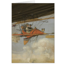 Steam Flyer Greeting Cards