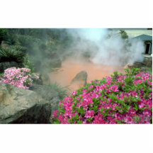 Steam pool in Bephu, Japan Acrylic Cut Out