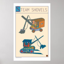 Steam Shovels-Print