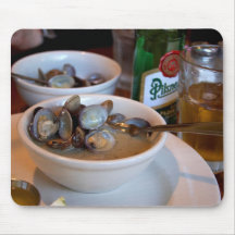 Steamed Baby Clams Mouse Mats