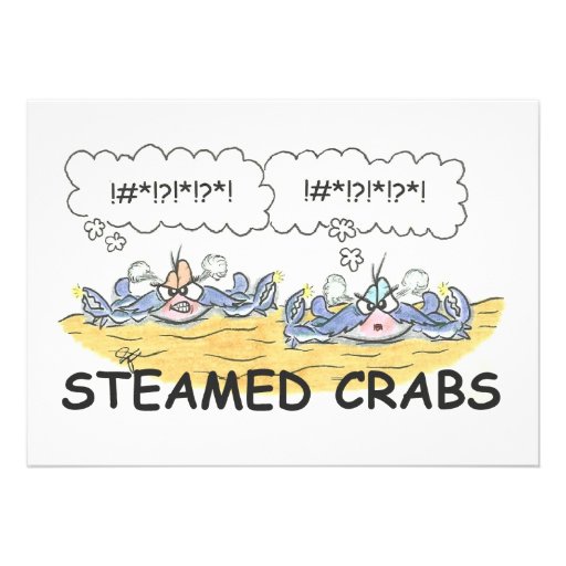 Steamed Crabs Invitation