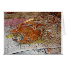 STEAMED CRABS YUMMY CARD
