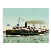 Steamer "City of Erie" 1900 Post Card