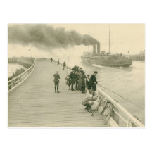 Steamer The Mailboat from Dover to Ostend Post Cards