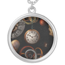 Steampunk - Abstract - The beginning and end Necklace