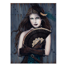 Steampunk Assassin Postcard