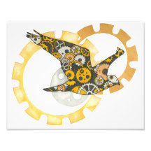 Steampunk Bird Art Photo