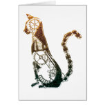 Steampunk cat cards
