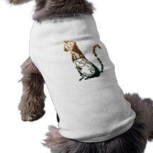 Steampunk cat dog tshirt