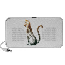 Steampunk cat speakers