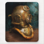 Steampunk - Diving - The diving helmet Mousemats