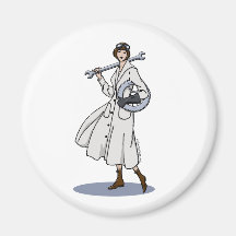 Steampunk Engineer Fridge Magnets