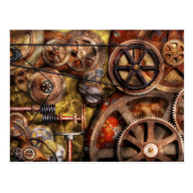 Steampunk - Gears - Inner Workings Post Cards