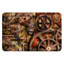 Steampunk - Gears - Inner Workings Flexible Magnets