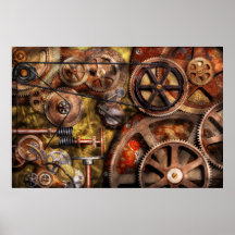 Steampunk - Gears - Inner Workings Print