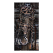 Steampunk - Industrial Strength Custom Photo Card
