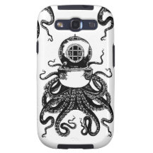 Steampunk Kraken Octopus Diving Helmet Galaxy S3
