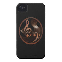 Steampunk Music Metal Design iPhone 4 Case