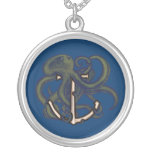 Steampunk Octopus Over Anchor