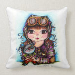 Steampunk Pillow - Teddy and Friends