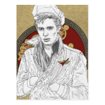 Steampunk Punk Postcards