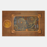 Steampunk Rectangular Stickers