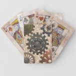 Steampunk Rusted Grunge Mechanical Cogs and Gears Deck Of Cards