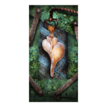 Steampunk - Sections Photo Greeting Card