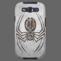 Steampunk Spider on Rough Steel casemate cases