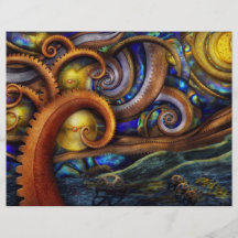 Steampunk - Starry night Full Color Flyer