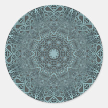 Steampunk Verdigris Lattice Stickers