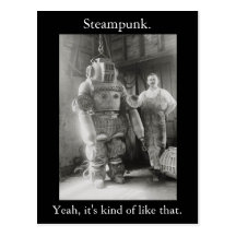 Steampunk. Yeah, it's kind of like that. v2 Post Cards