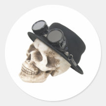 SteamPunkSkull073109 Stickers