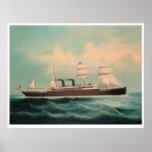Steamship S.S. China (1614A) Posters