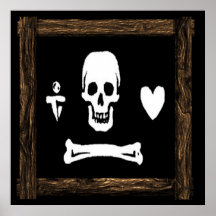 Stede Bonnet-WoodFrame 8 Posters