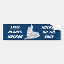 Steel Blades Bumper Stickers