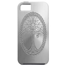 Steel Celtic Tree iPhone 5 Case