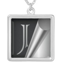 Steel Peel Monogram "J" Custom Jewelry