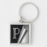 Steel Peel Monogram "P" Key Chain