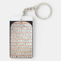 Stele of Revealing Double-Sided Key Fob Acrylic Keychain