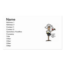 Stella With Attitude Humour Business Card