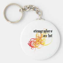 Stenographers Are Hot Keychains