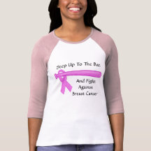 Step Up To The Bat Breast Cancer Tshirt