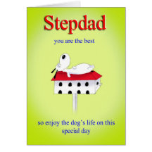stepdad Father's day card